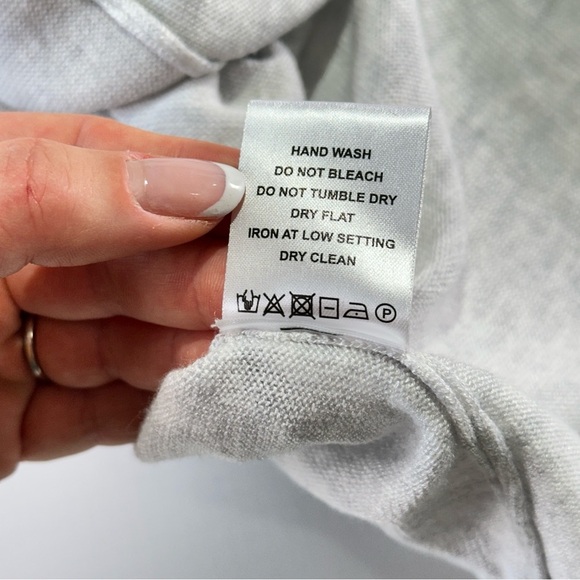 One Grey Day open cardigan lightweight viscose longline drape gray Large - Picture 10 of 11